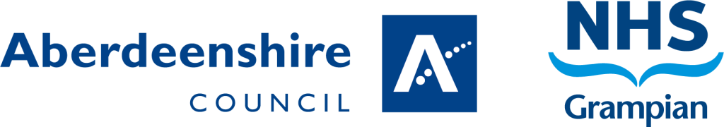 Aberdeenshire Council and NHS Grampian logos